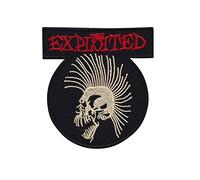 SigitasTrading The Exploited Punk Band Aufnäher Besticktes Patch zum Aufbügeln Applique