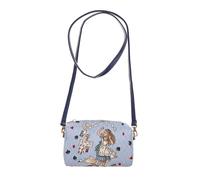 Signare Alice im Wunderland Tapisserie-Umhängetasche, Spielkarten-Design, marineblauer Riemen (Alice im Wunderland Nothing but Cards, HPBG-AIW-Karte), Alice im Wunderland Nothing But Cards, Alice im