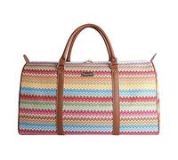 Signare Gobelin-Gepäcktasche für Reisen und Sport/große Reisetasche für Damen Sporttasche Damen mit Farbmuster Designs (aztekisch)
