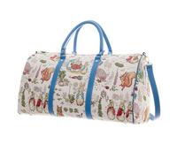 Signare Gobelin Große Seesack Übernachtungstaschen Wochenendtasche für Frauen mit Garten-Design, blau, Einheitsgröße, Peter Rabbit Handgepäck