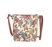 Signare Gobelin Kleine Umhängetasche für Damen (Granatapfel und Zitrone)