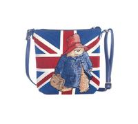 Signare Gobelin Kleine Umhängetasche für Damen (SLING-) (Union Jack Paddington Bear)