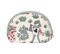 Signare Gobelin-Kosmetiktasche, Kulturbeutel, Make-up-Tasche fr Damen mit Alice-Design (COSM-ALICE)