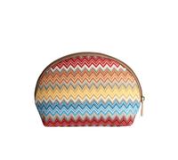 Signare Gobelin-Kosmetiktasche, Kulturbeutel, Make-up-Tasche fr Damen mit Zick-Zack-Azteken-Design (COSM-AZT)