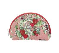 Signare Gobelin-Kosmetiktasche, Make-up-Tasche für Damen, Wilde Erdbeere