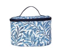 Signare Gobelin-Kulturtasche, Make-up-Organizer f r Damen mit hellblauem William Morris Willow Bough-Design TOIL-WIOW
