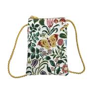 Signare Gobelin-Mini-Umhängetasche, Damen-Geldbörse, Smartphone-Tasche (Frühlingsblume)