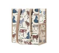 Signare Gobelin Schultertasche Einkaufstasche für Damen (Donkey)