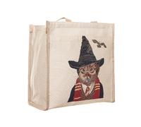 Signare Gobelin Schultertasche Einkaufstasche für Damen (Magische Katze)