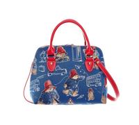 Signare Gobelin-Tasche mit Tragegriff oben, Crossboday-Tasche und Schultertasche (Paddington Blue)
