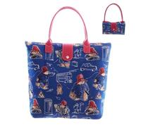Signare Gobelin-Tragetasche, faltbares Design, 18 verschiedene Muster (gefaltet) (Paddington Bear Blue)
