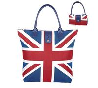Signare Gobelin-Tragetasche, faltbares Design, 18 verschiedene Muster (gefaltet) (Union Jack)