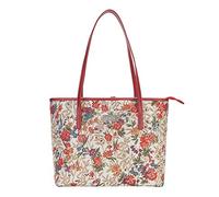 Signare Gobelin-Umhängetasche, Tragetasche für Damen, mit Reise- oder Arbeitstasche für Damen, Blumenwiese, Einheitsgröße