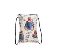 Signare Handtasche, Reisetasche, Kosmetiktasche, Crossbody-Tasche etc. mit Paddington-Bär-Design (Handytasche), Beige