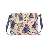 Signare Handtasche, Reisetasche, Kosmetiktasche, Crossbody-Tasche etc. mit Paddington Bear Design, beige