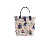 Signare Handtasche, Reisetasche, Kosmetiktasche, Umhängetasche usw. mit Paddington-Bär-Design, beige, Einheitsgröße, Faltbare Tasche