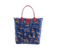 Signare Paddington Bear Einkaufstasche mit Tapisserie, faltbar, Einheitsgröße, Maße: 38 cm (B) x 35,5 cm (H) x 9 cm (T), Handtaschen-Zubehör, umweltfreundliches Accessoire, multi, One Size 38cm (W) x