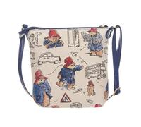 Signare PADDINGTON BEAR Schultertasche, Umhängetasche, niedlich, kleine Tasche für Damen, beige, small
