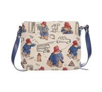 Signare PADDINGTON BEAR Umhängetasche Schultertasche Kleine Umhängetasche für Damen, beige, small