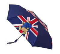 Signare Paddington Bear Union Jack Automatischer faltbarer Regenschirm, Marineblau (Union Jack Paddington, UM-AUTO-UJ-PADD)