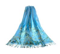 Signare Siganre Art Pashmina, Wickeltuch und Schal für Damen, Mandelblut, One size