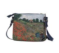 Signare Tapisserie Damen Taschen inspiriert von Claude Monet, Poppy Field (Cross Body Bag)