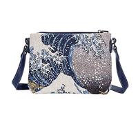 Signare Tapisserie Damen Taschen inspiriert von der japanischen Designerin Hokusai, The Great Wave Off Kanagawa (Cross Bag Bag)