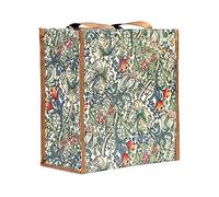 Signare Tapisserie Einkaufstasche, Shopper, Tragetasche, Shopper Damen Groß, Umhängetasche Damen (Goldene Lilie)