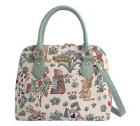 Signare Tapisserie Handtaschen Damen, Umhängetasche damen schultertasche damen und Umhängetaschen damen mit Garten Designs (Alice im Wunderland)