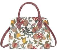 Signare Tapisserie-Handtaschen Schultertasche und Crossbody-Taschen für Damen mit Garten-Design (Granatapfel und Zitrone, Conv-Pomegra)