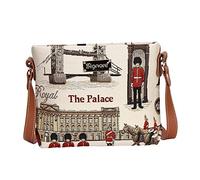 Signare Tapisserie Kleine Handtasche Damen, Umhängetasche Damen, Schultertasche Damen mit London Design (königliche Wache)