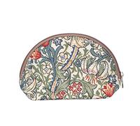 Signare Tapisserie Kosmetiktasche klein, schminktasche Damen und kulturtasche Damen mit William Morris Designs (Goldene Lilie)
