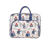 Signare Tapisserie-Laptop-Tasche, Kuriertasche mit verstellbarem Schultergurt und sicherem Reißverschluss für moderne Profis, Paddington Bear, Einheitsgröße