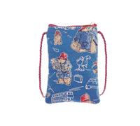 Signare Tapisserie Mini Crossbody Handytasche, Damen Geldbörse für Handy, Handytasche, Handytasche, Smartphone Tasche (Paddington Bear Blue)