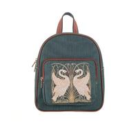 Signare Tapisserie-Rucksack für Damen, Schultaschen mit Tiermotiv (Schwan)