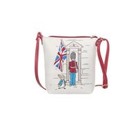 Signare Tapisserie Victorian Peter Rabbit in London Kompakte Schultertasche - Damen Crossbody Handtasche mit Reißverschluss & verstellbarem Riemen, beige, W20 x H21 x D7