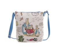 Signare Wandteppich, Peter Hase & Flopsy, Mopsy und Baumwollschwanz, Schultertasche, Umhängetasche, niedlich, kleine Tasche für Damen, Peter Hase, Small