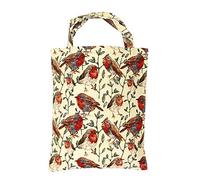Signare Wiederverwendbare Einkaufstasche, Gobelin, umweltfreundlich, mit William Morris Design, Spatz, Einheitsgröße