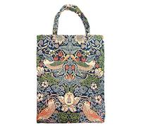 Signare Wiederverwendbare Einkaufstasche, Gobelin, umweltfreundlich, mit William Morris Design, Strawberry Thief Blue, Einheitsgröße
