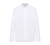 Signature Shirt Bluse in weiß unifarben 36