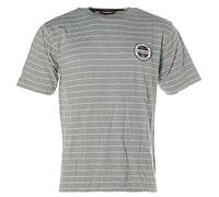 Signum Herren Kurzarm Shirt T-Shirt Rundhals Streifen Yacht Club Martinique Silver