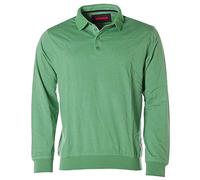 Signum Herren Polo Langarmshirt Langarm Poloshirt Green L