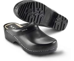 Sika Schuh Traditionell Clog Schwarz-42