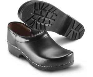 Sika Schuh Traditionell Clog Schwarz-47