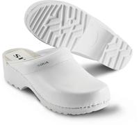 Sika Schuh Traditionell Clog Weiß-42