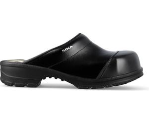 Sika Sicherheitsschuh Comfort offener Clog Schwarz