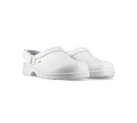 Clog SIKA Fusion offen weiß Gr. 38 mit Riemen ohne Stahlkappe