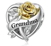 Silber Großmutter Charm für Pandora Nana Oma Herz Bead Charm Geschenk