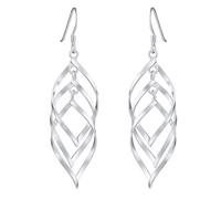 Silber-Hängeohrringe keltisch mit Haken