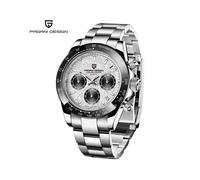 (Silber Weiß Schwarz) PAGANI DESIGN 2023 Neue Herrenuhren Quarz Business Watch Herrenuhren Top-Marke